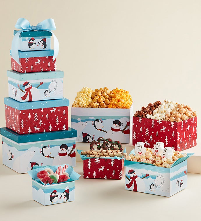 Winter Delight 5 Box Gift Tower
